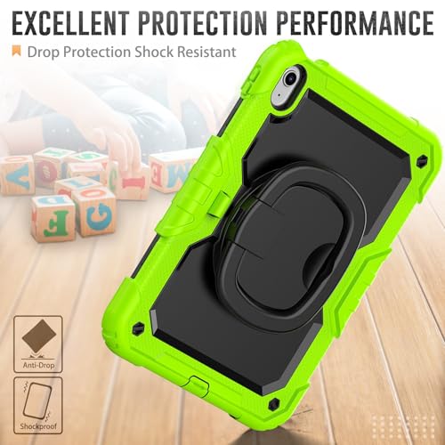 Coque iPad 11 2025 A16 antichoc étui de protection écran poignée rotative