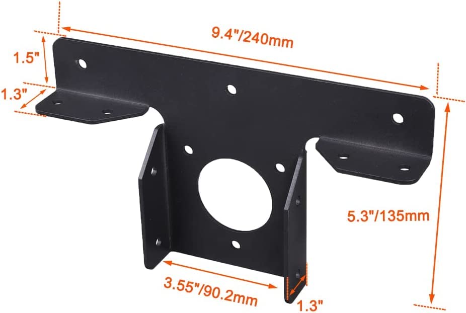 VANROUG 2Pcs Heavy Duty Pergola Corner Brackets Extension 3-Way T Brackets Post Corner for 4x4 (Actual Size:3.5X3.5) Post Bracket Pergola Gazebo Kit (2) - Image 2