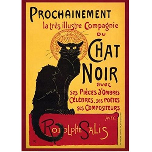 Chat Noir (Steinlein) 61 x 91 cm Póster