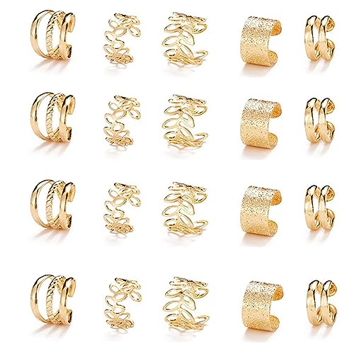 30 Accesorios para Trenzas y Dreadlocks en Estilo Dorado miniatura 6