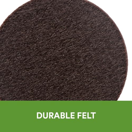 Image of Scotch Felt Pads 199 PCS Brown, Felt Furniture Pads for Protecting Hardwood Floors, Round, Assorted Sizes Value Pack, Self-Stick Design, Protecting from Nicks, dents and Scratches (FP847-199NA)