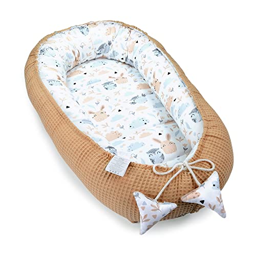Babynestje wol seal brown - LOF Kids