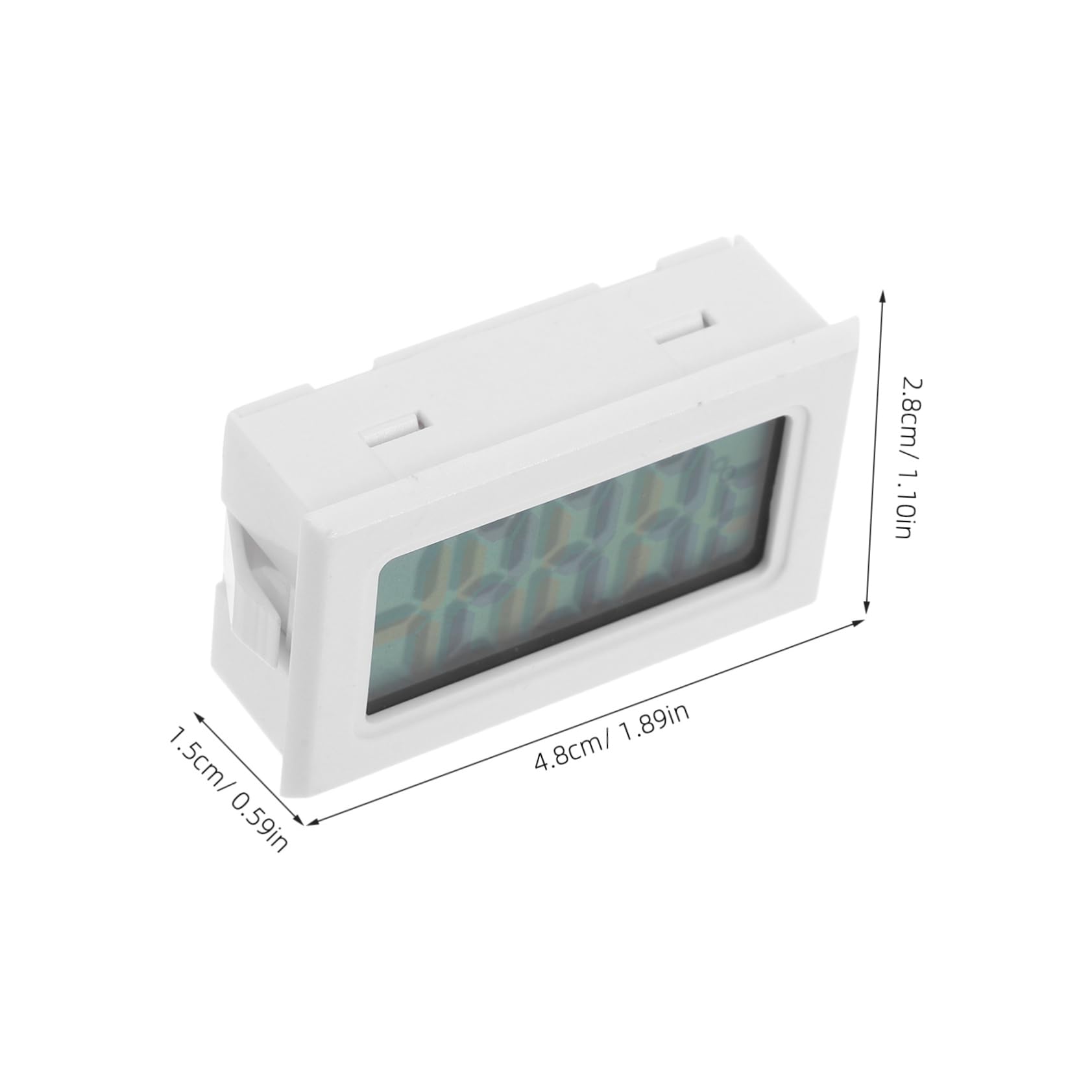 ibasenice Digital Temperature Room Temperature Gauge Mini for House Rv Easy Installation
