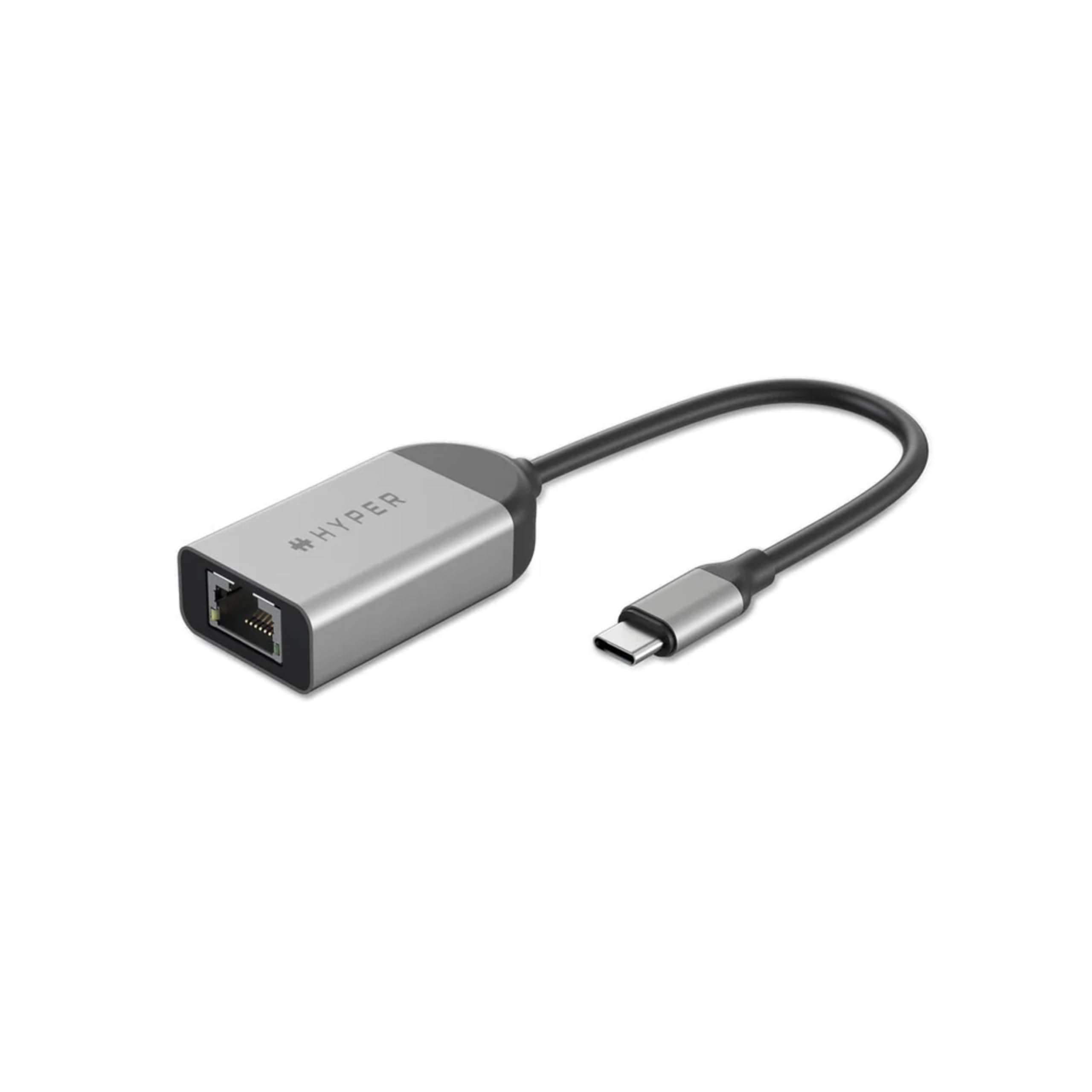 HyperDrive USB C to Ethernet Adapter - High-Speed 2.5Gbps LAN Connectivity for Chromebooks, Laptops, USB-C Devices, Ultra-Portable, Durable USB to Ethernet Adapter