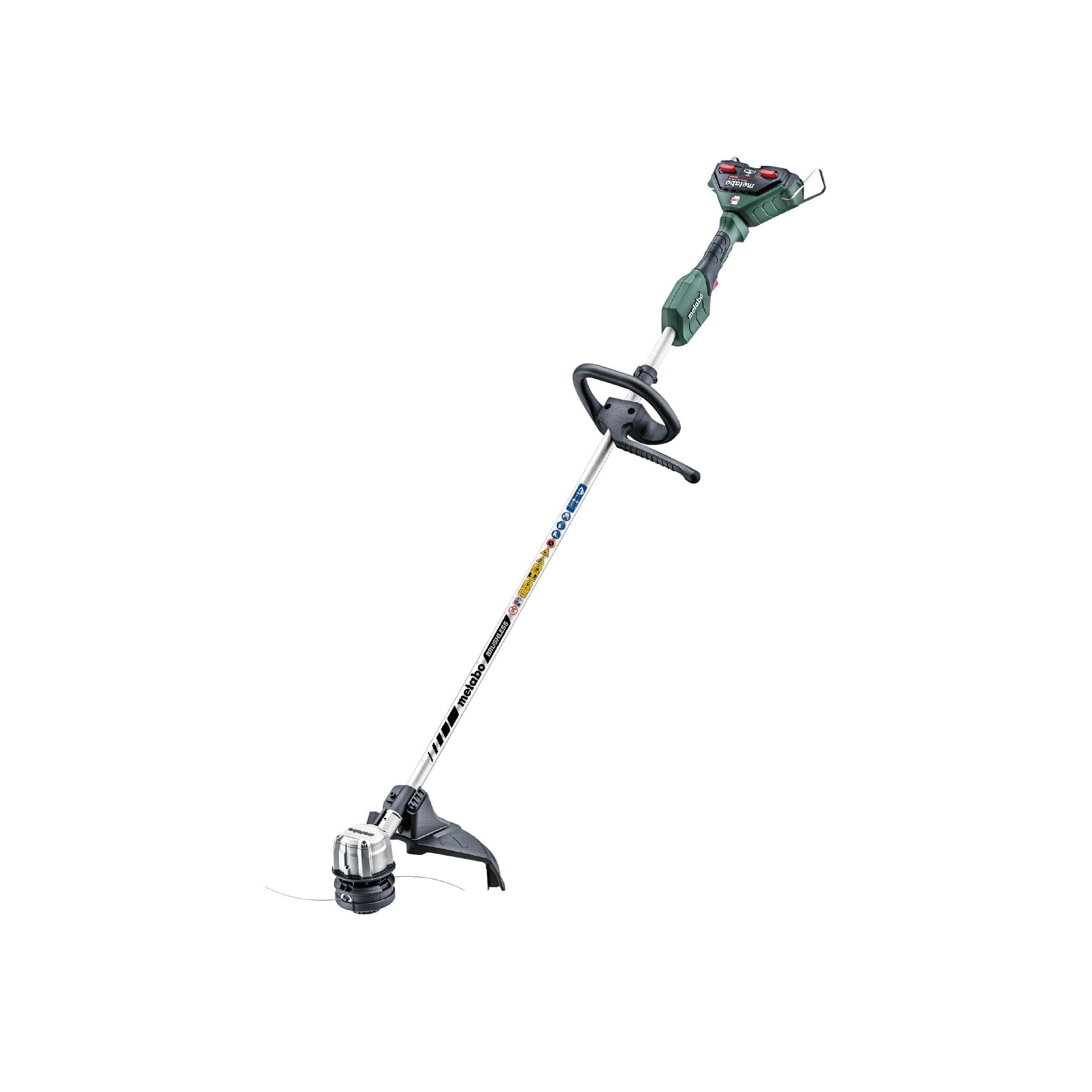 metabo Akku-Freischneider FSD 36-18 LTX BL 40, Trimmer, Rasenpflege | Bürstenloser Motorsense Kantenschneider für den Garten, 40 cm Schnittkreis, ohne Akku, inklusive Gurt und Fadenspule