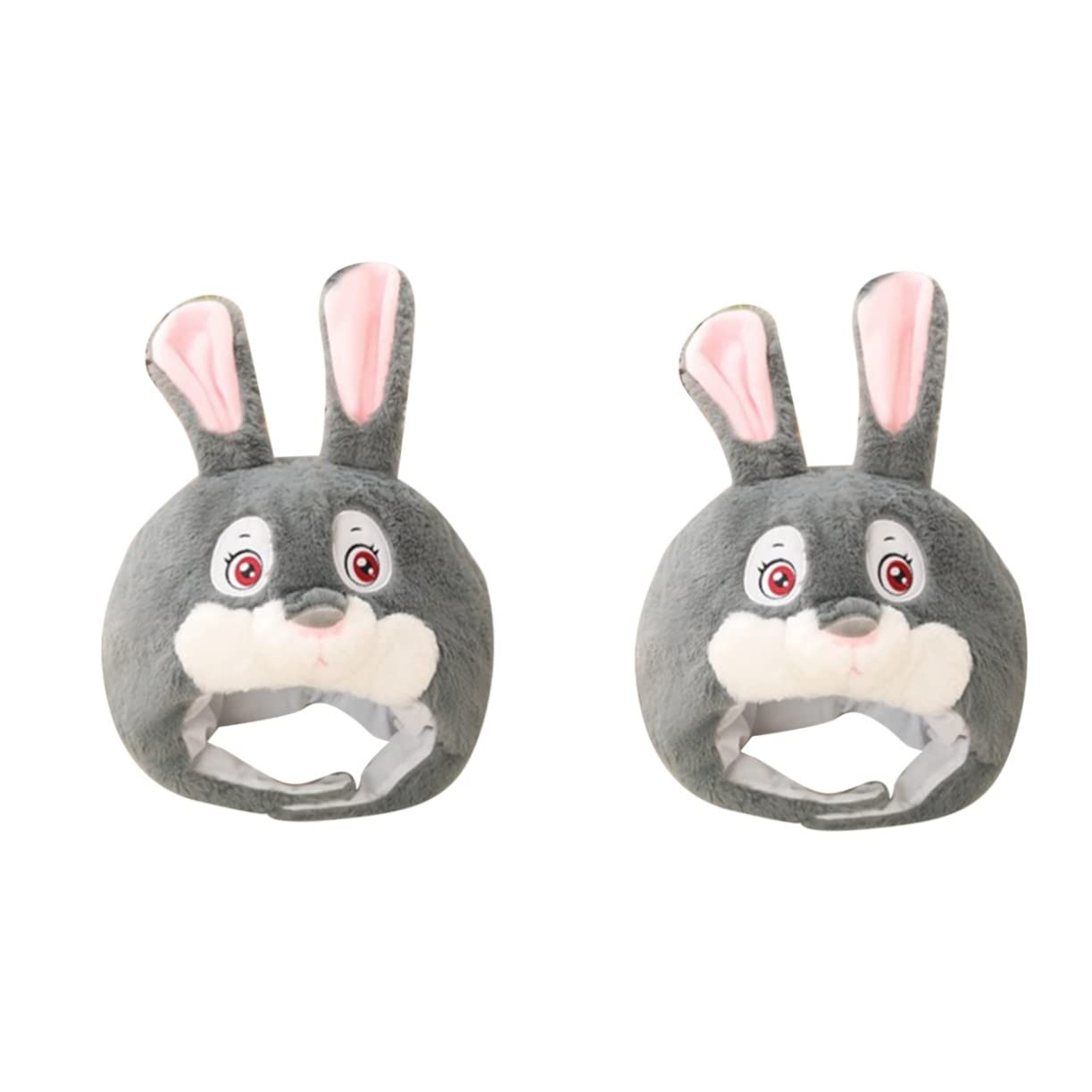 HEMOTON 2 Piezas De Disfraz Con Orejas Encantadoras Divertido Gorro De Fiesta De Conejo Para Mujeres Hombres Niños Y Niñas