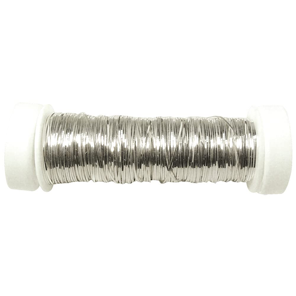 Rayher Brillantdraht Flach – 1 Mm ø, 20 M Spule, Für Basteln & Schmuck