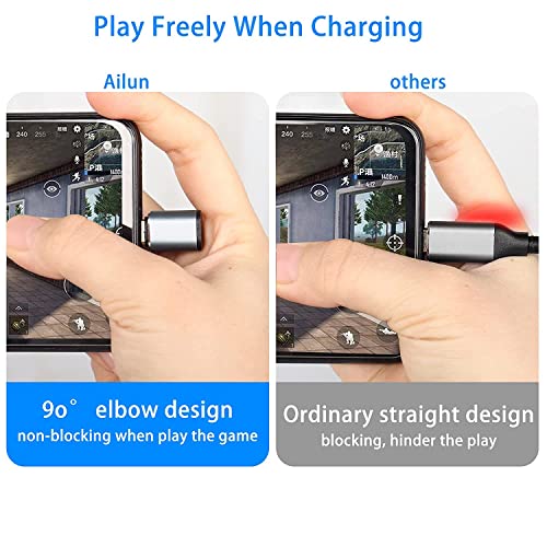 GELRHONR USB C 3.1 Gen 2 Cable,90 Degree USB C to C Cable 10Gbps 4K@60Hz Video Output 100W PD Fast Charging,VR Link,Compatible with Steam ,Switch - Image 4