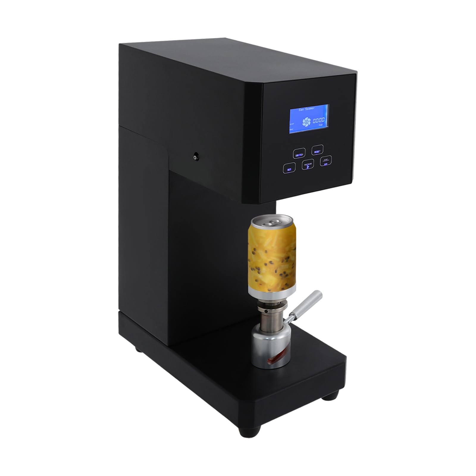 Commercial Soda Can Sealer Machine, Automatic Can Sealer with 4.5-6.6 inch Height Adjustable, Electric Canning Machine for Aluminum & Plastic Beverage Cans