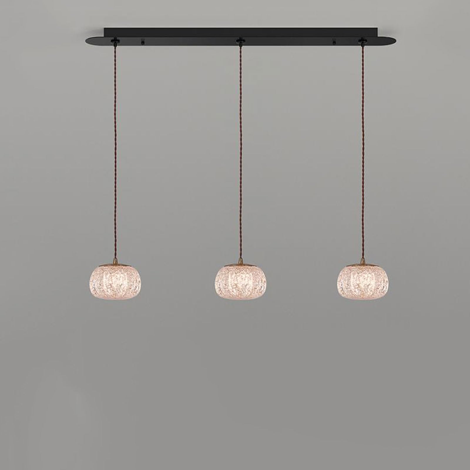 Rszcsmo Multicolor Creative Ice Crack Bedside Pendant Light 13.78In Spherical White Resin Hanging Lamp Suitable For Kitchen Islands, Bedrooms, Study Rooms Lighting Fixture