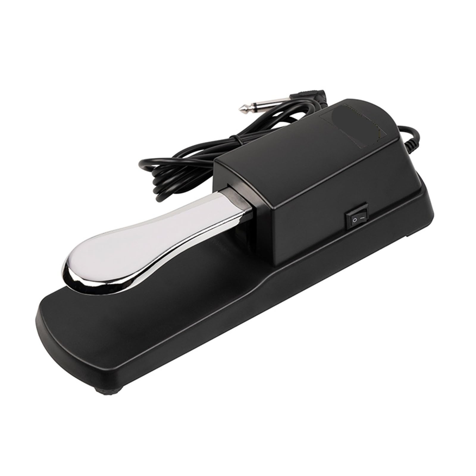 JSP-10 Pedale Sustain da 6,35 mm 1/4 '' con interruttore di polarità for parti e accessori di strumenti a tastiera MIDI for pianoforte