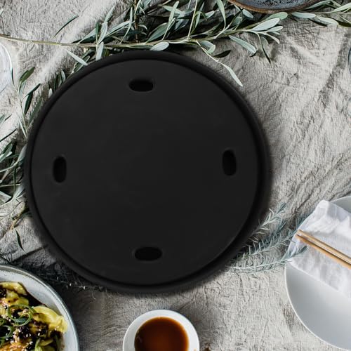 Plato negro de cerámica para sushi 10.24 in miniatura 6