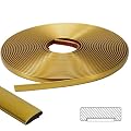 ZOWZOW Peel and Stick Molding Trim, Flexible Wall Trim Molding Self Adhesive, Waterproof Molding Trim for Wall Tile Edges, Kitchen backsplash, Floor, Mirrior Frame Decor
