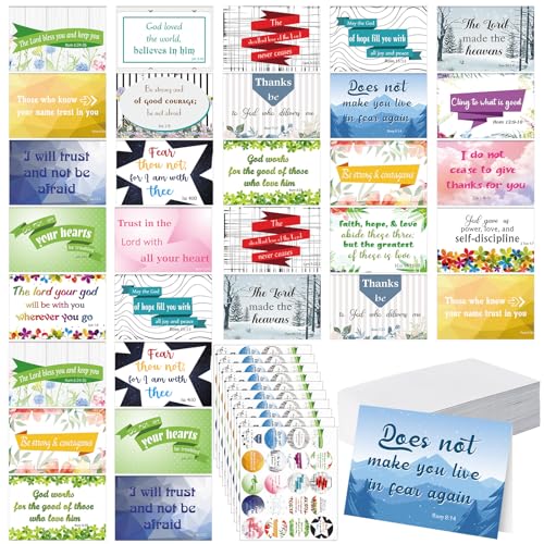 Cartes de vœux chrétiennes avec enveloppes Outus pour transmettre la paix et les bénédictions