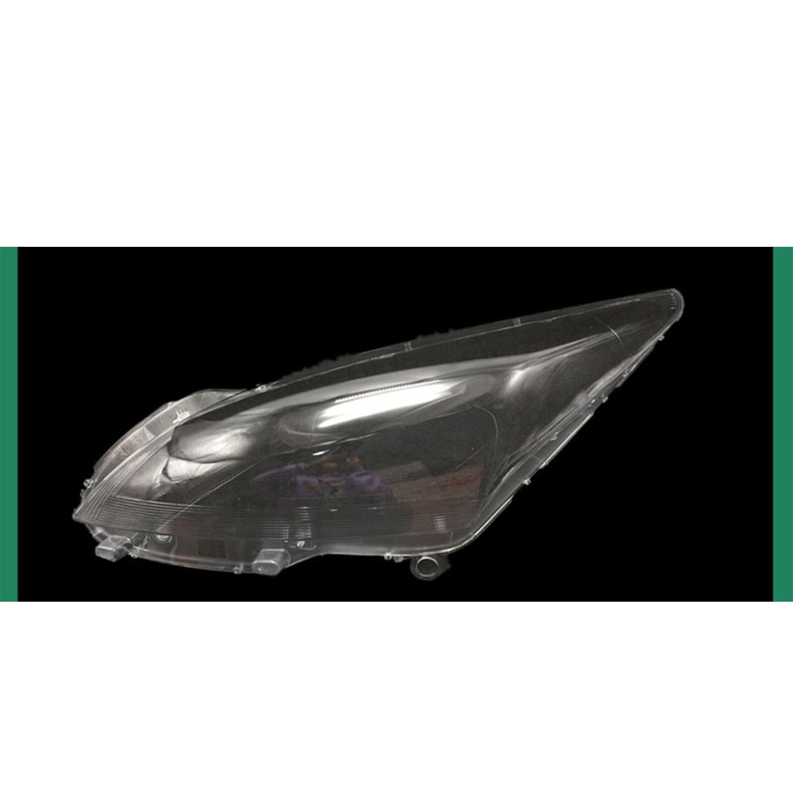WETCL Headlight Lens Cover for Peugeot 3008 2011, Lampshade Shell Mask Clear Front Headlights Lens Shell Glass Lampcover Accessories,Left