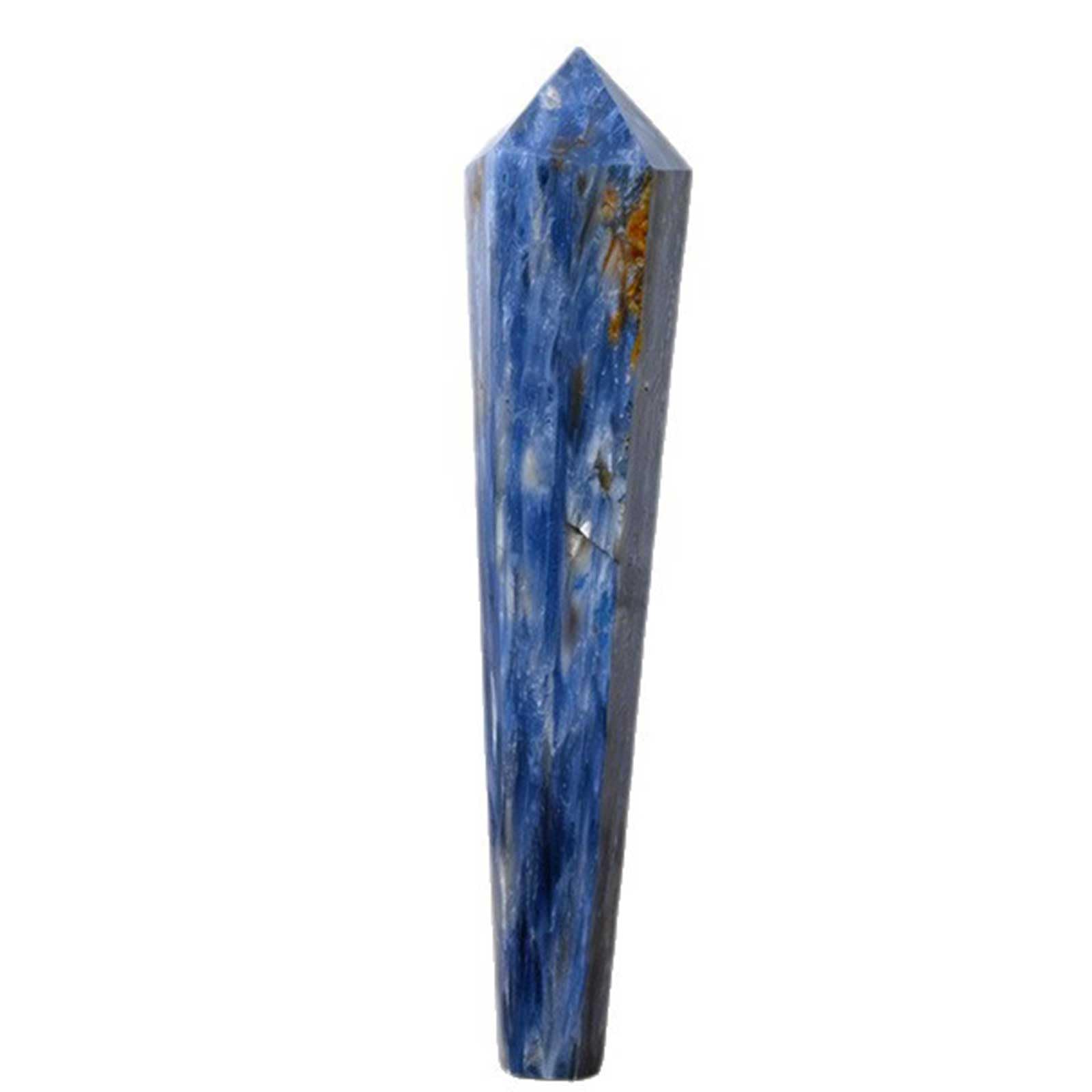 DECORN Kyanite Crystal Stone Wands Carved Natural Healing Gemstone Points Specimen for Home Decor, Reiki, Meditation, Chakra Balancing, Collection, Crafts, 1Pc