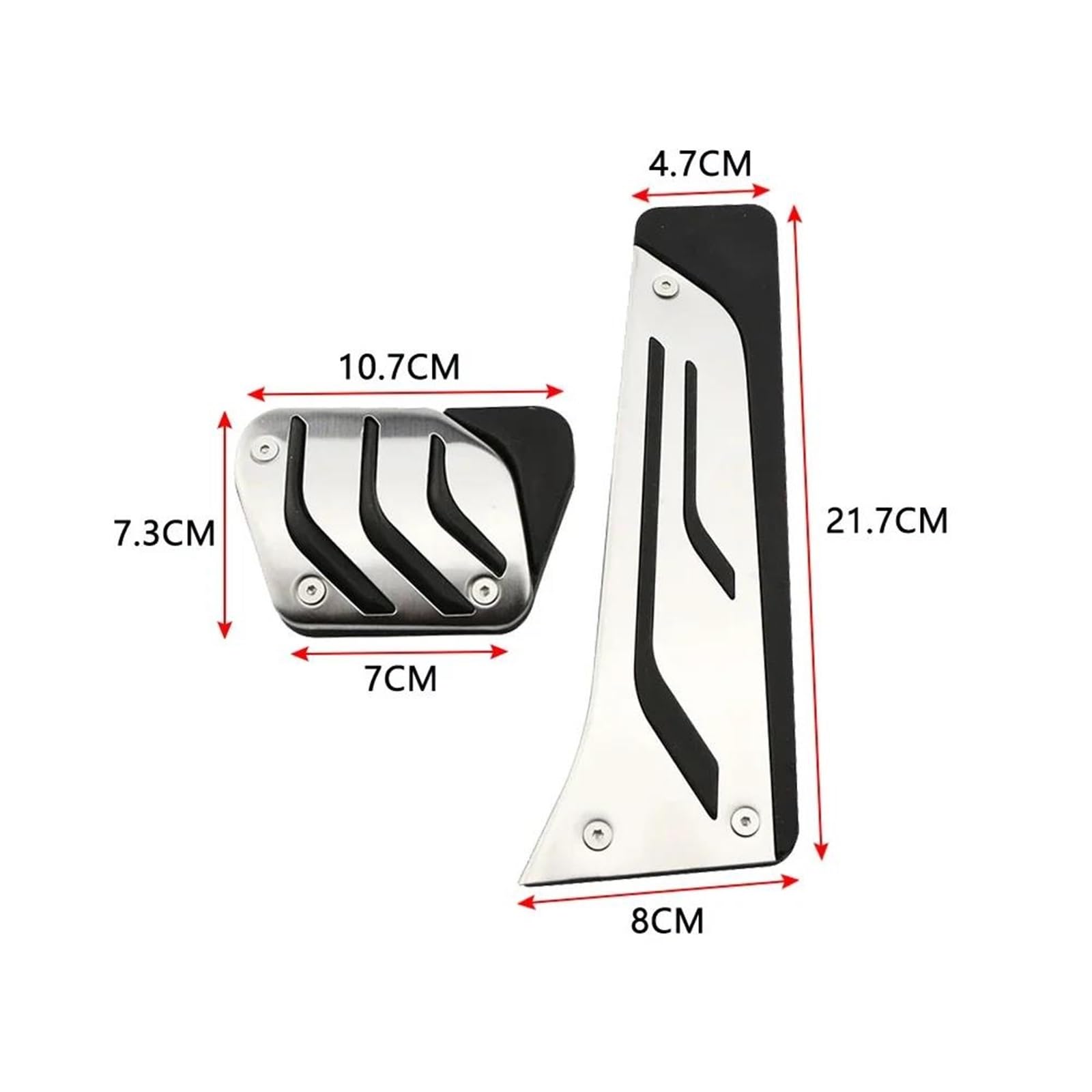 Pedales De Acelerador Freno Y Reposapiés Para BMW Serie 5 G30 G31 2017-2021 Con Volante A La Izquierda(AT with rest)