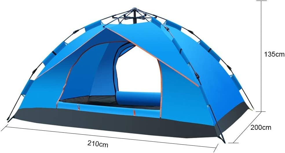 Carpa automática para camping 3-4 personas 210x200x135 cm miniatura 2