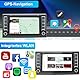 Autoradio für VW Touareg 2004-2011，für T5 Multivan 2004-2009 mit Wireless Carplay&Android Auto, 7 Zoll Autoradio mit WiFi/GPS Navigation/Rückfahrkamera/SWC 4G+64G
