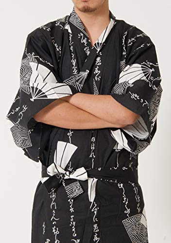 Image of Dita Tokyoin Traditional Made In Japan Cotton Yukata Robe (Japanese Pajama Kimono) Easy Wearing set2