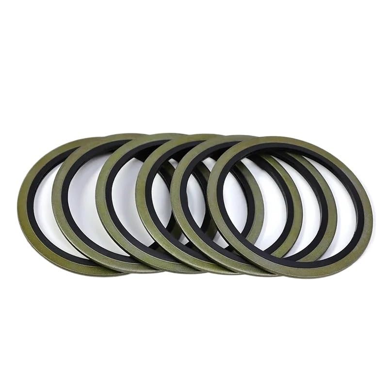Junta de tapón de drenaje de aceite, juego de sellos de arandela unida de caucho metálico M5-M60(M39,50pcs)