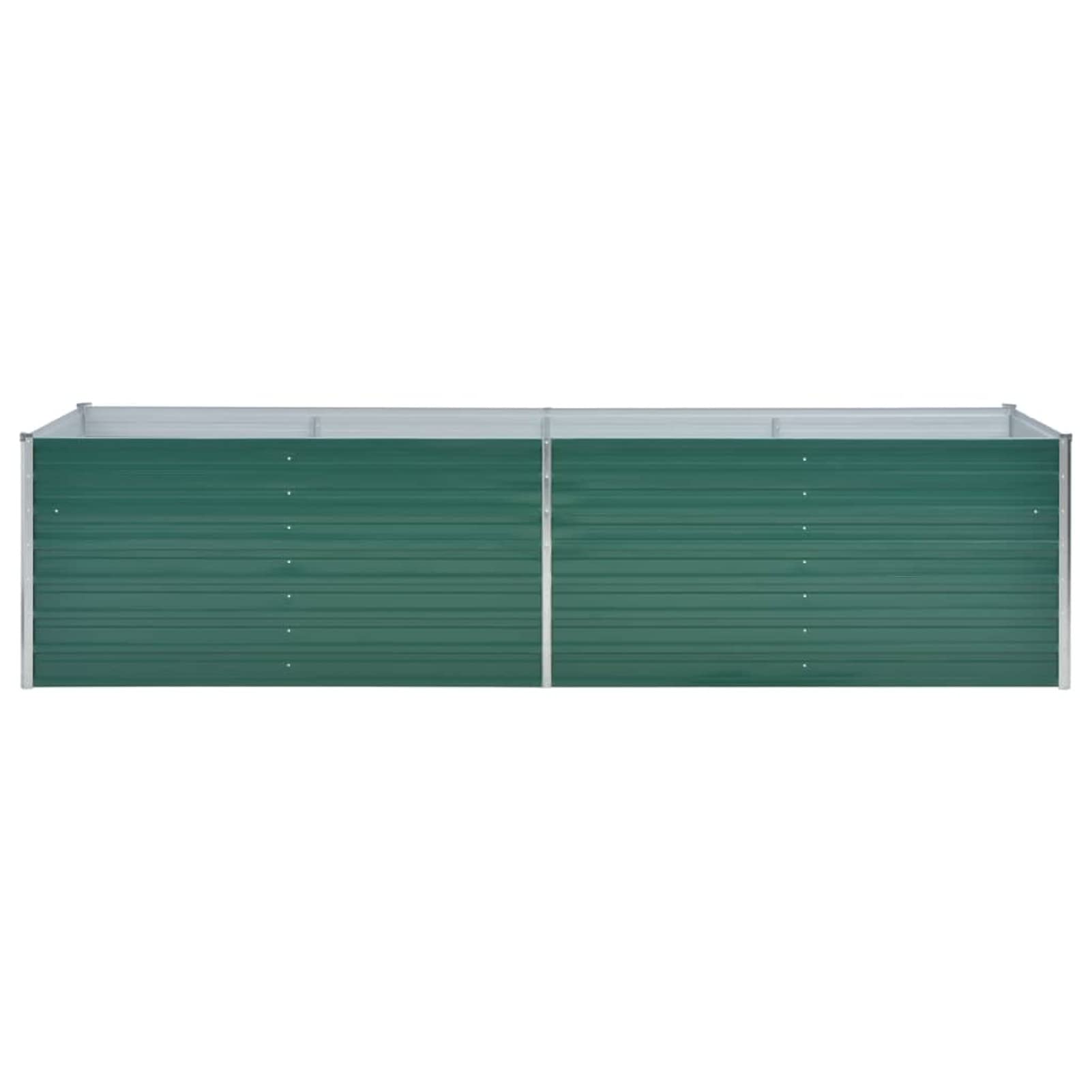 Arriate, Mesa De Cultivo, Huerto Domestico, Cultivo De Plantas Aromaticas, Arriate De Jardín, de jardín de Acero galvanizado Verde 320x80x77 cm