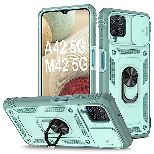 Coque Galaxy A42 5G antichoc militaire PASNEW protège caméra arrière coulissant