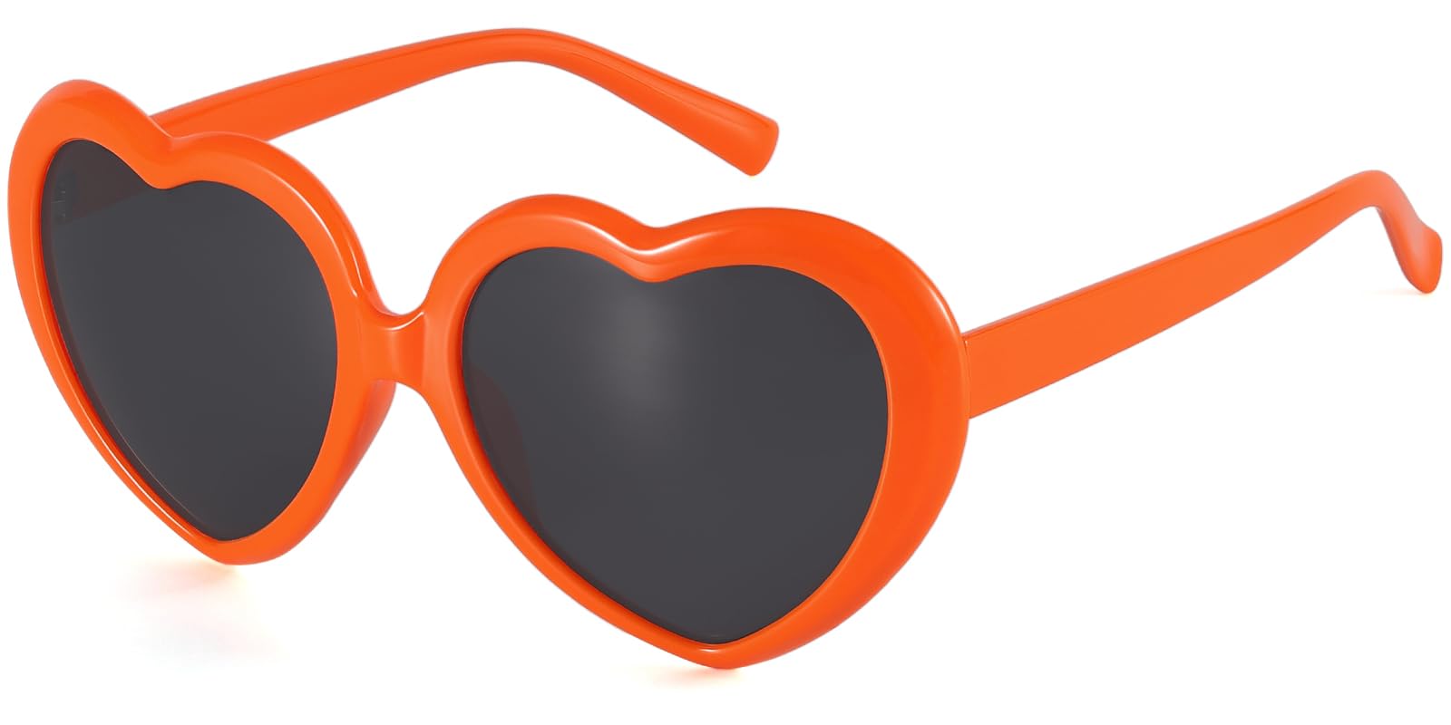IOHLNGHeart Sunglasses for Women Men Oversized Trendy Love Shaped Sunglasses Retro Lovely Fashion Cute Sun Glasses