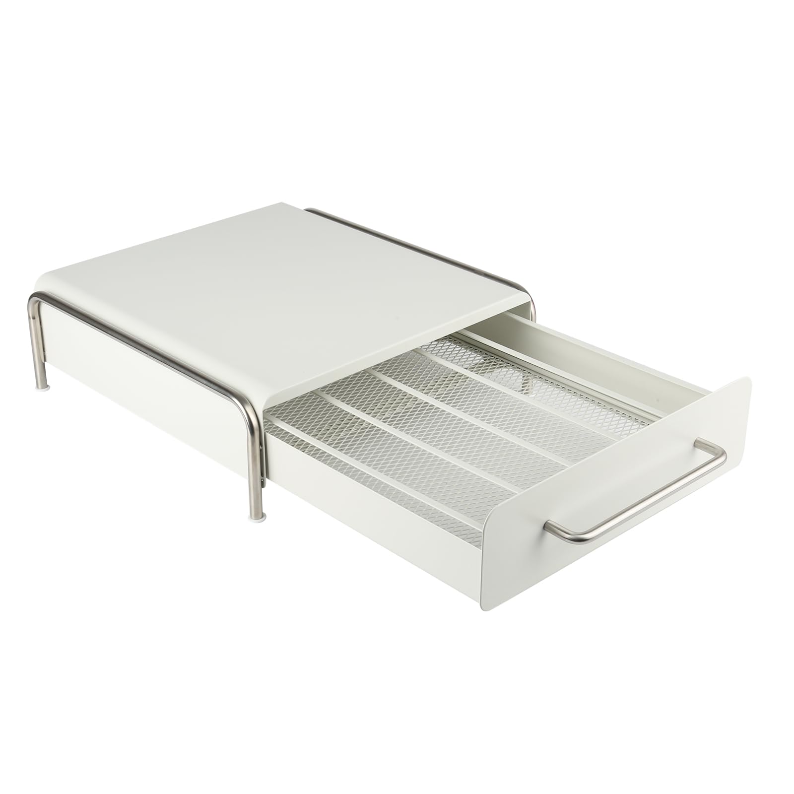 Cajones para cápsulas compatibles, portadosis, cajón de almacenamiento/soporte de máquina 2 en 1 para Tassimo, 30,5 x 31,5 x 10 cm (36 piezas) color blanco