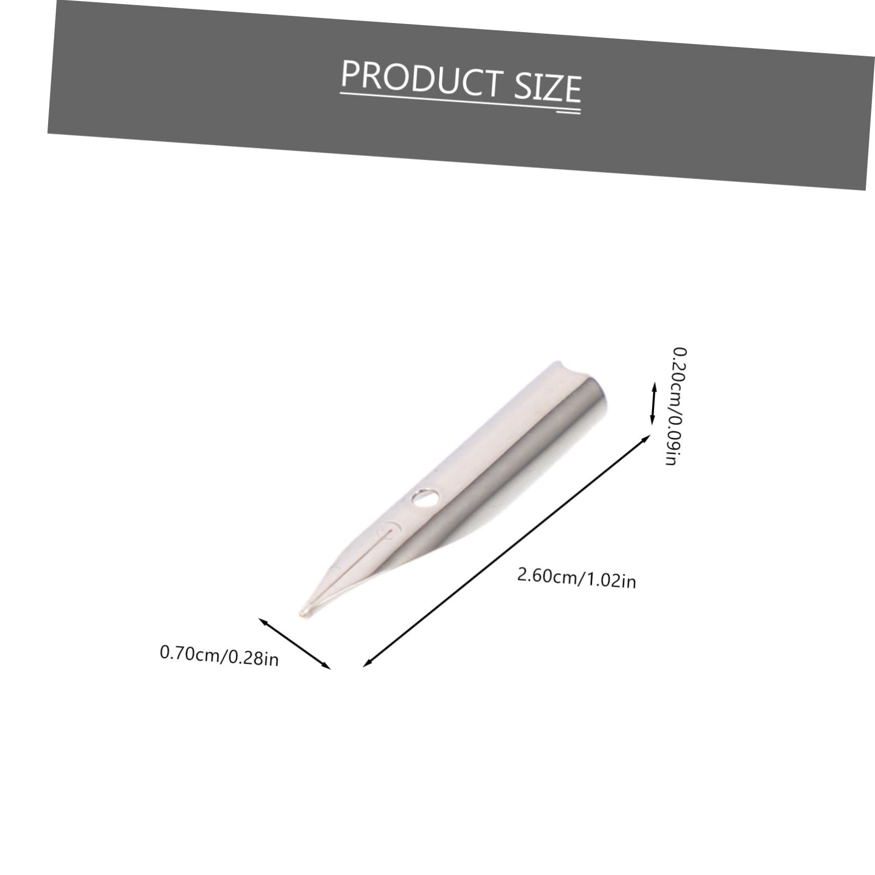 Angoily Spare for Fountain Pen 20pcs Pen Tips Many Tips for Bb and Signature Writing