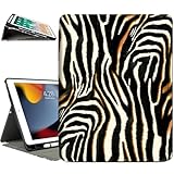 Vimorco for iPad 6th/5th Generation Case 2018/2017, for iPad Air 2/Air Case 2014/2013, for iPad Cases 6th/5th Gen 9.7-inch Pencil Holder/4 Viewing Stands/Typing Stand/Slim,Leopard Zebra