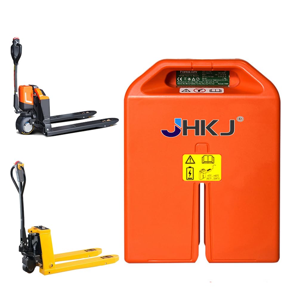 Batteria LiFePO4 per transpallet da 24 V 20 Ah e 36 Ah, Batteria al Litio Ferro fosfato per Carrello elevatore Elettrico da 48 V 20 Ah per Motore PTE15N/PTE20N.