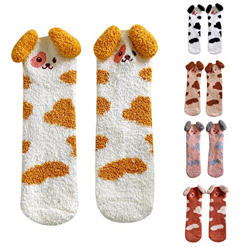 Bblulu Cute Animal Socks for Women 5 Pairs, Womens Funny Socks Thick Soft Cotton Art Painting Cat Socks Bblulu Cute Animal Socks for Women 5 Pairs, Womens Funny Socks Thick Soft Cotton Art Painting Cat Socks