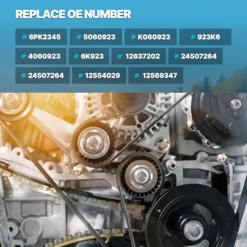 Image of 6PK2345 Serpentine Belt Compatible with Chevrolet Express Silverado