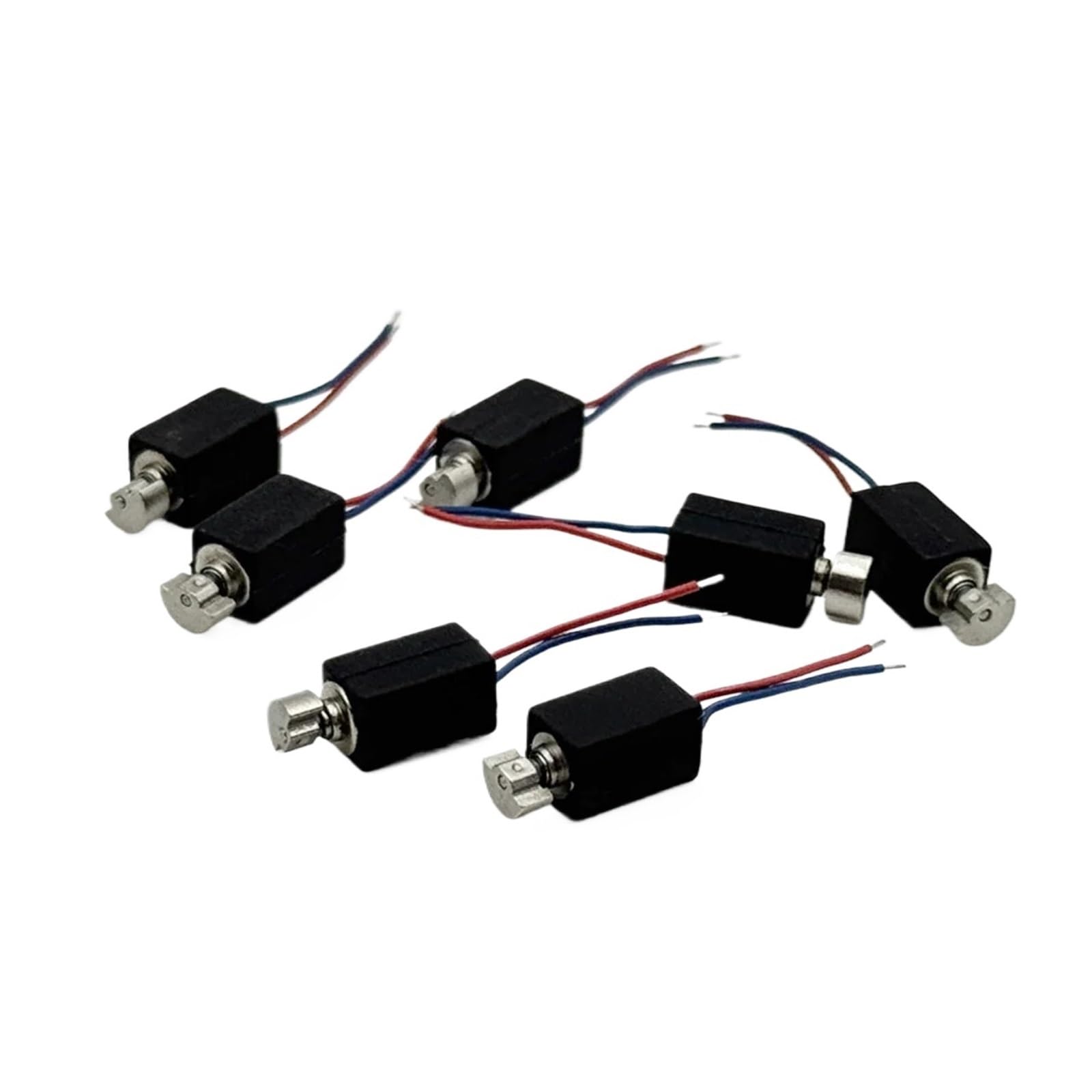 AUOQKQUT 10PCS 4 * 8mm Vibration electronic starter Coreless Vibrator DC 3V 3.7V electronic starter
