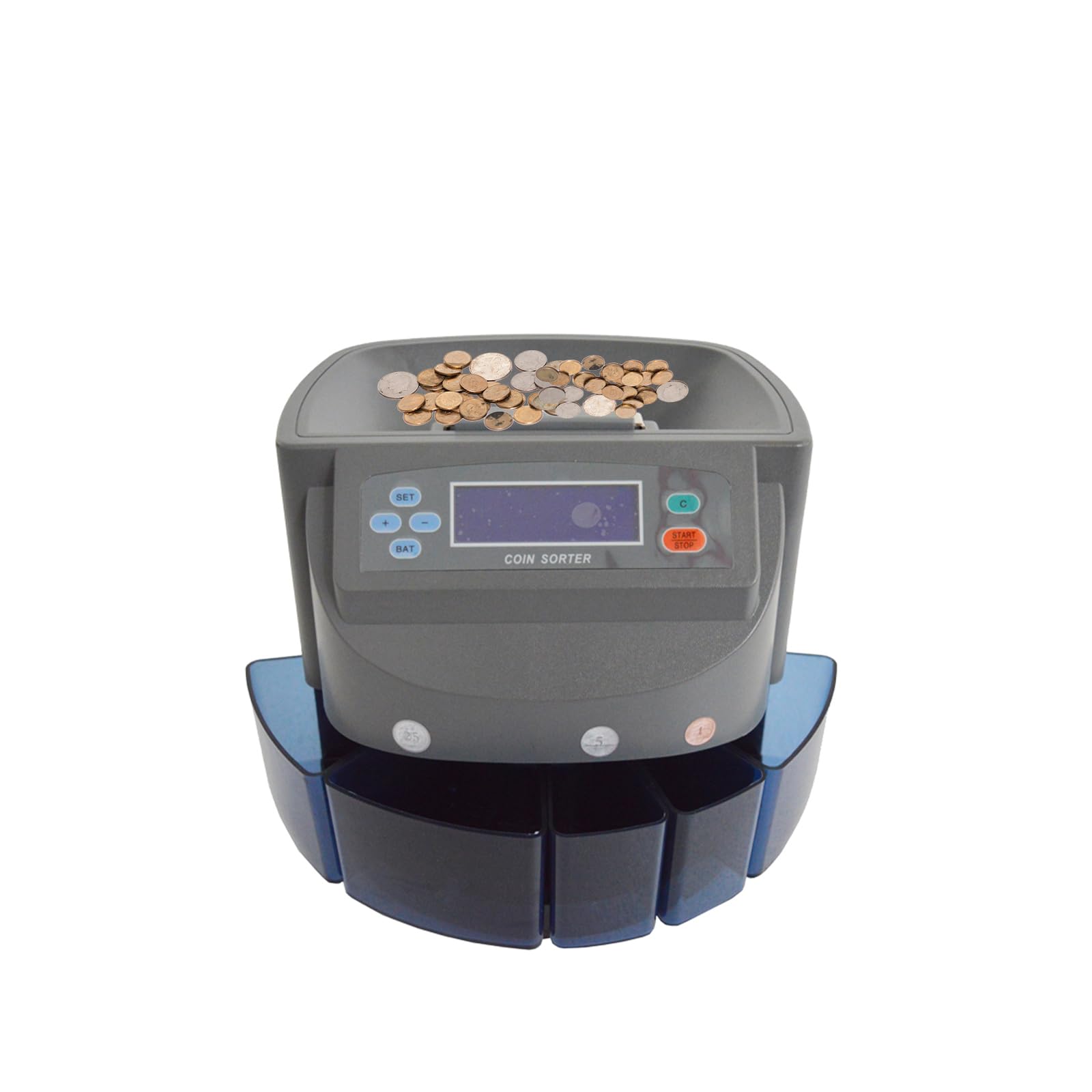 Coin Sorter Coin Roller VEVOR USD , Machine For USD Coin Sorts Up To 230  Cash Counter Machine Near Me
