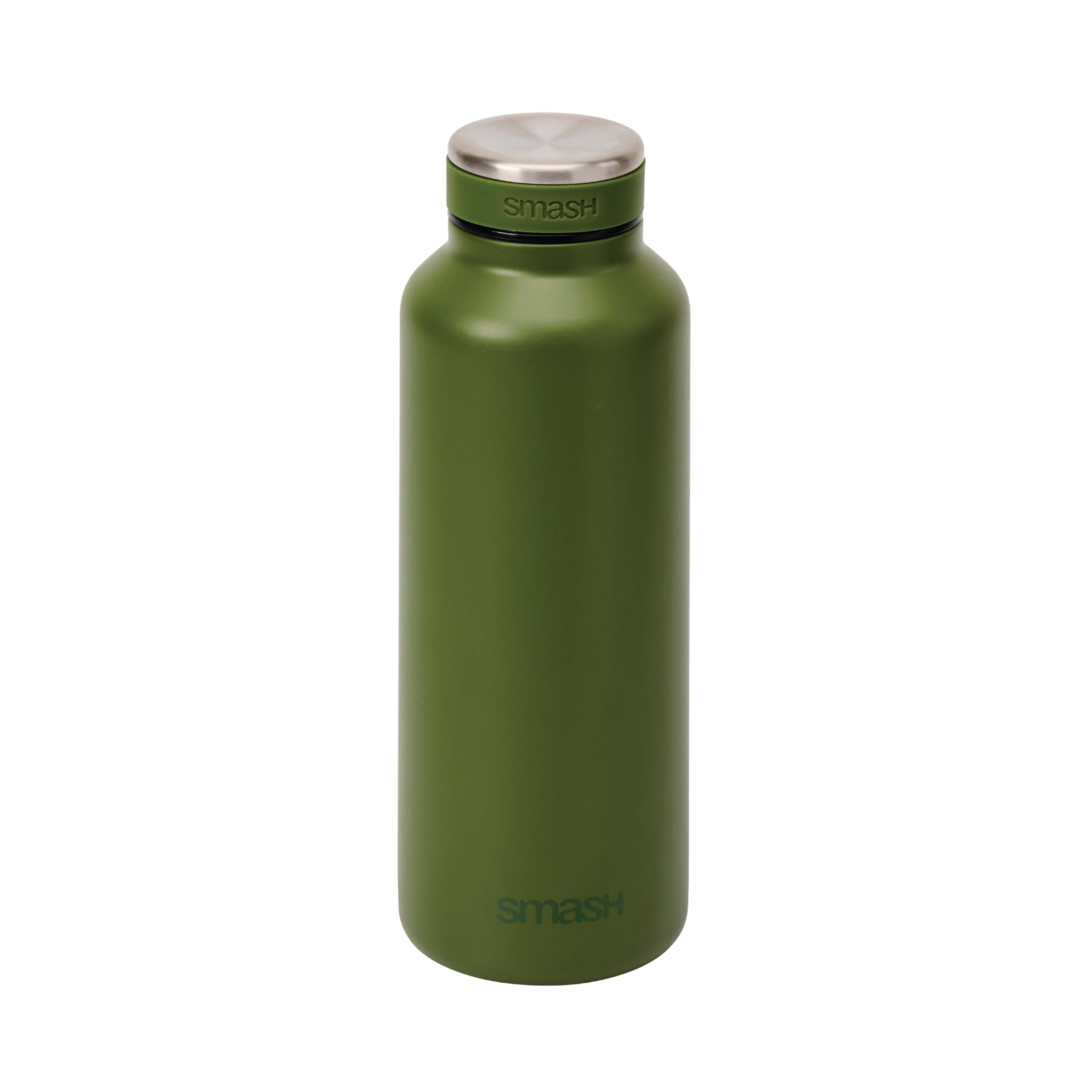 Smash Stainless Steel Double Wall Screw Top 500ml Rivus Water Bottle Olive — image 1