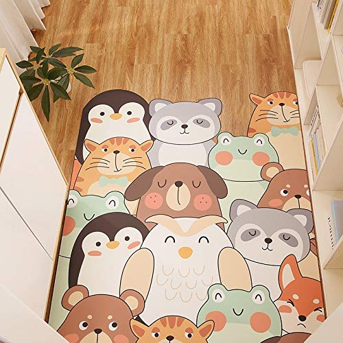 No logo Alfombra Lavable Puerta Mats se Puede Cortar de PVC Puerta de 