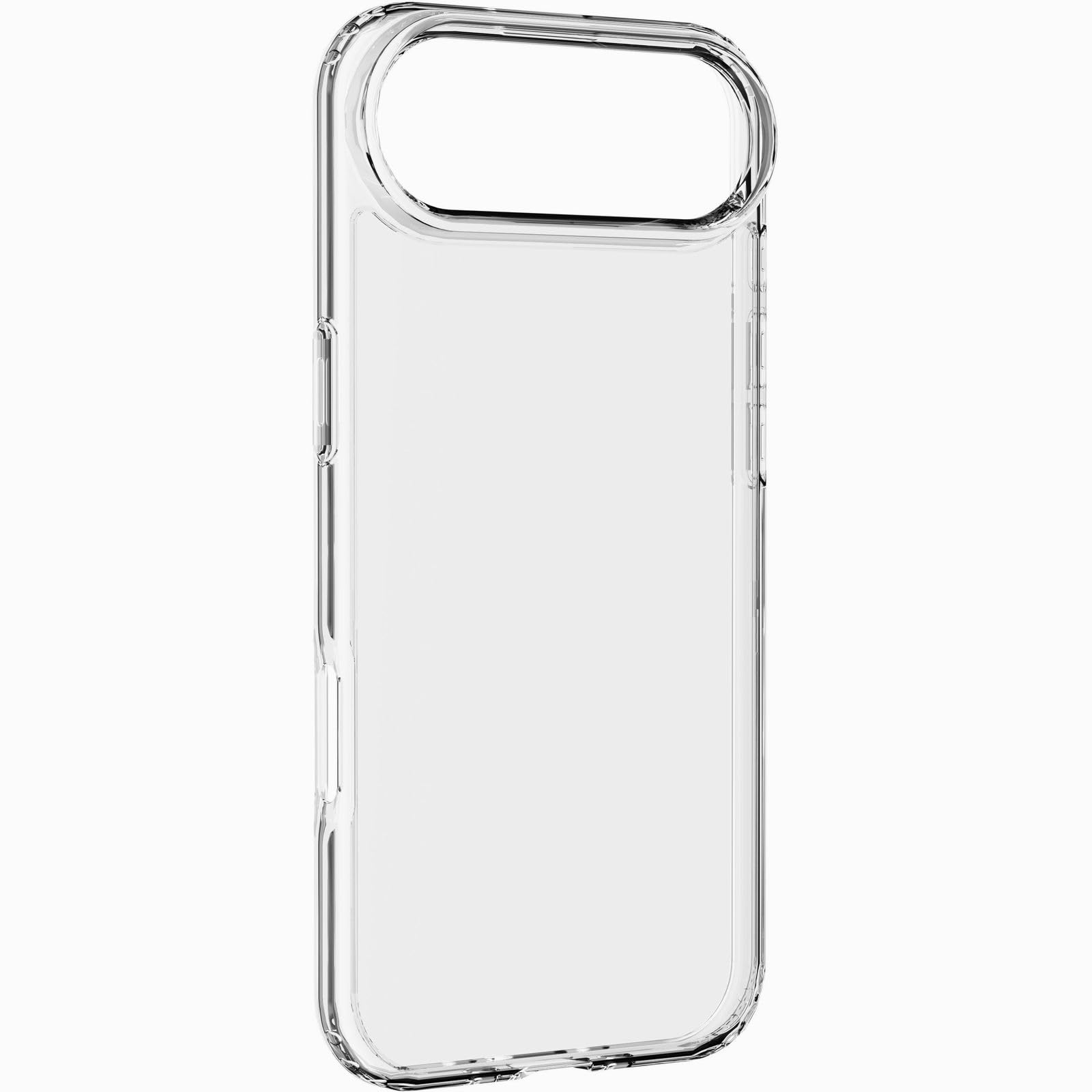 cellularline - Clear Strong - Kompatibel mit iPhone Air - Harte Schutzhülle mit Gummirändern - Stoßfest, schützt vor Stürzen und Aufprall - Enthält recyceltes Material - Transparent