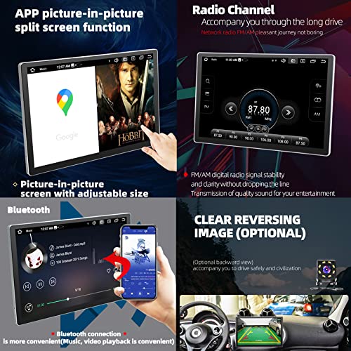 KZICWN Rádio Estéreo Automático Android com Tela Sensível ao Toque 9 Polegadas para Porsche (2002-20