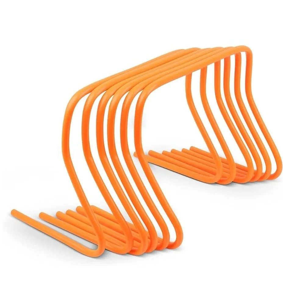 CANNON - Kit de 6 Vallas de Coordinación, Entrenamiento Deportivo, Salto de Obstáculos, Fútbol, Rugby, Canino. 40 cm PVC