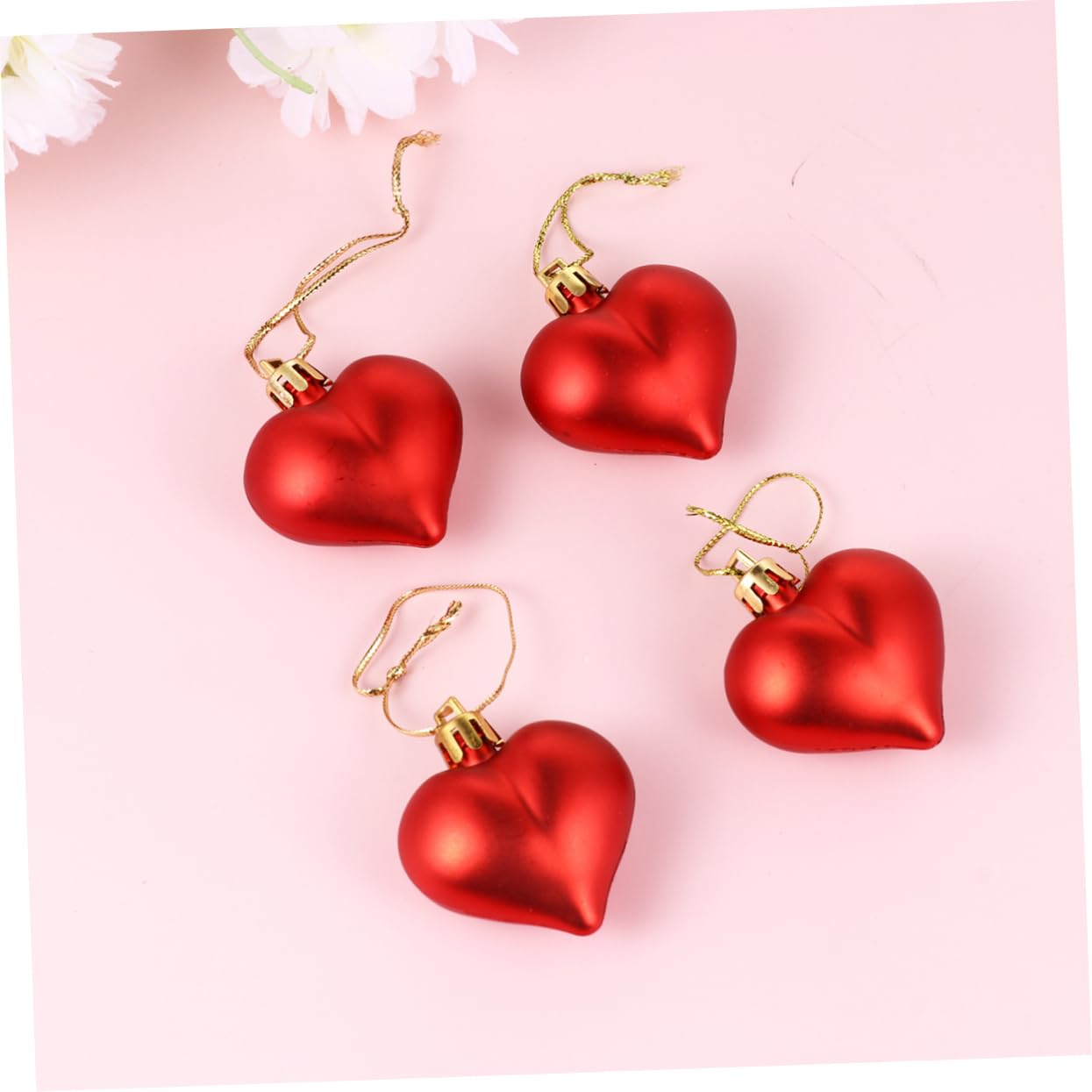 PRETYZOOM 108pièces Décorations Forme De Cœur pour Mariage Et Saint-Valentin Ornements pour Fête Et Décoration Intérieur