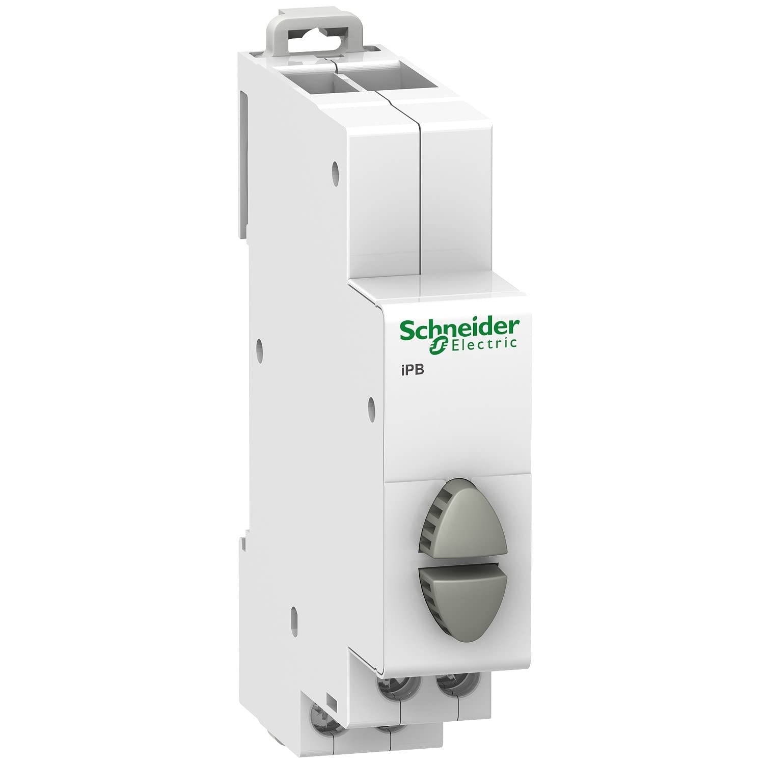 Schneider Electric A9E18035 Pulsadores IPB doble 1NO-1NO, Gris