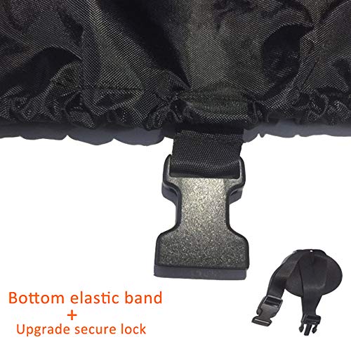 Couverture bateau universelle en toile Oxford noire et argent - 7