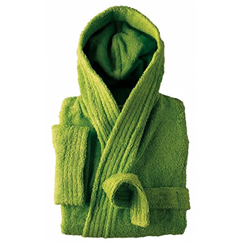 LINANDELLE - Peignoir Enfant Capuche en Coton Bouclette Éponge Cocoon Cover
