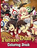Future Diary Coloring Book: Coloring Books For Adult Future Diary Perfectly Portable Pages
