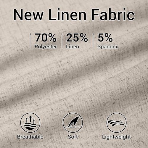 Retro 2 Piece Mens Linen Suit Slim Fit Double Breasted Beige Suits for Men Casual Beach Wedding Suit Tuxedo Jacket Pants L2