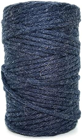 300 m / 984 ft of 2 mm Macrame Cord Natural Cotton String Craft Artisan Thread Twisted Macramé