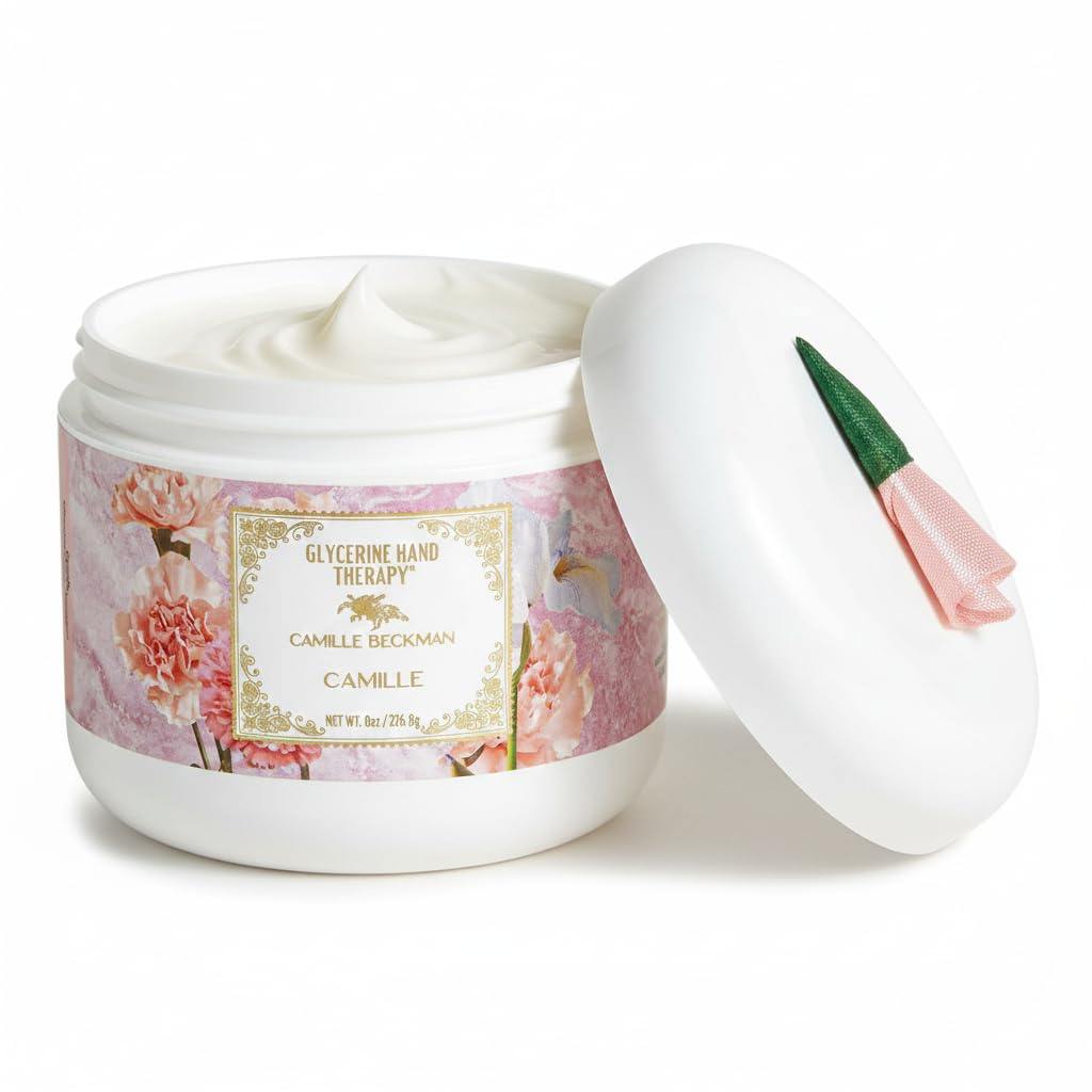 Camille Beckman Glycerine Hand Therapy Cream, Signature Camille, 8 Ounce