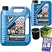 Produktbild Filter Set Inspektionspaket 6 Liter Liqui Moly Motoröl Longtime High Tech 5W-30 MANN-FILTER Ölfilter